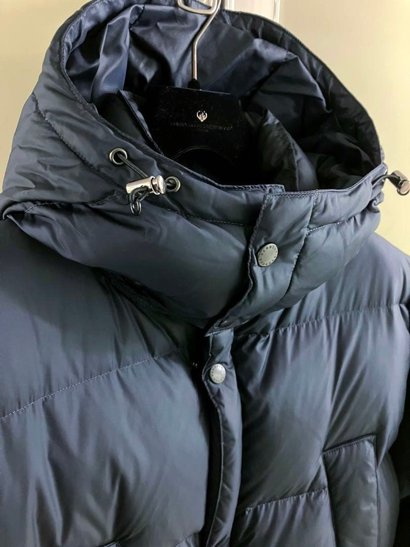【Barbour】NAVY Hooded Bedale down Jacket