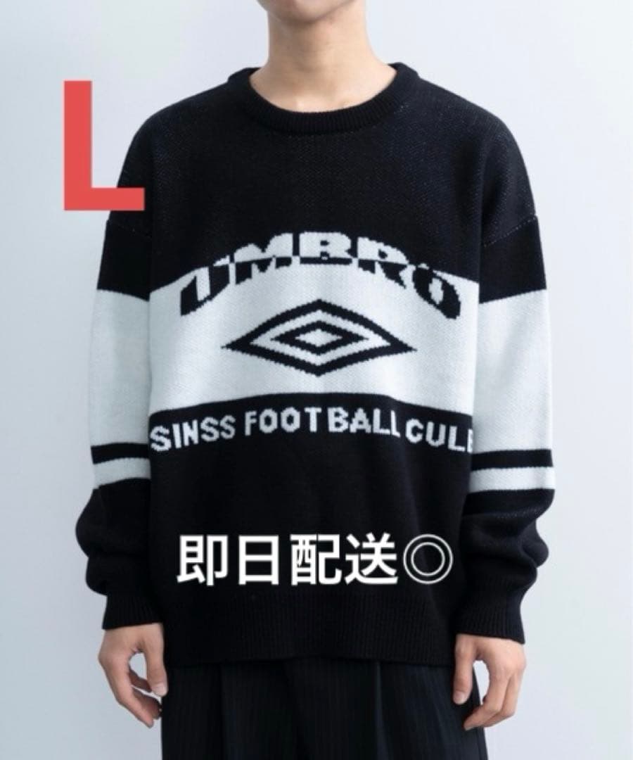 い*け様 【最終値下げ】SINSS×UMBRO オーバーサイズニット ブラック