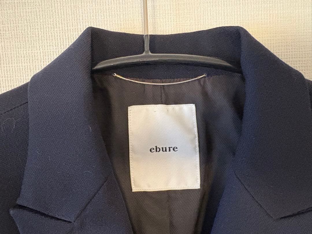 ebure エブール ダブルテーラードジャケット　ダークネイビー（サイズ38）