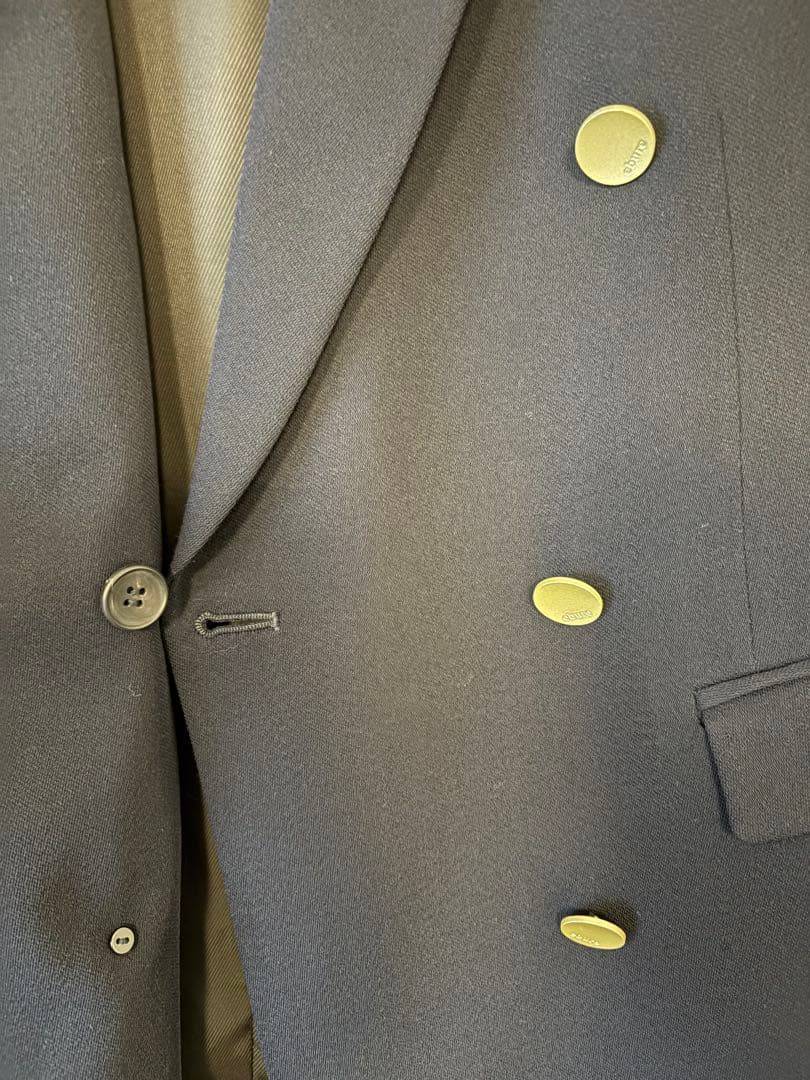 ebure エブール ダブルテーラードジャケット　ダークネイビー（サイズ38）