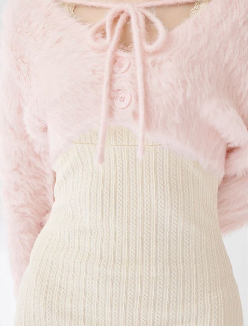 ケーブルニットソーセットミニワンピース　完売品　Darich