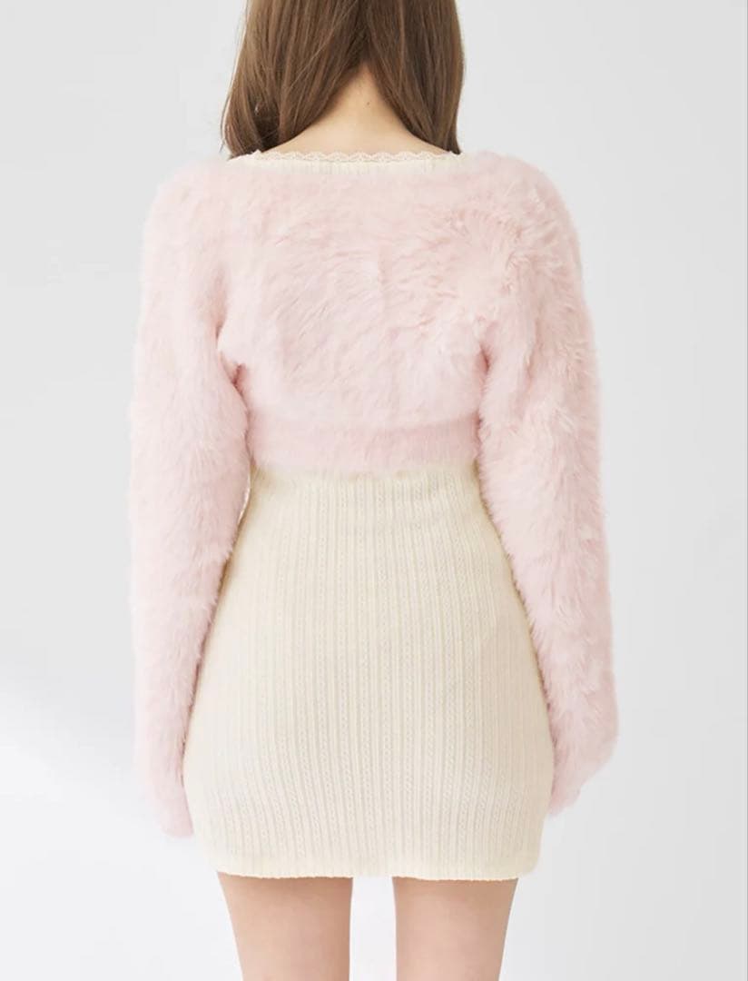 ケーブルニットソーセットミニワンピース　完売品　Darich