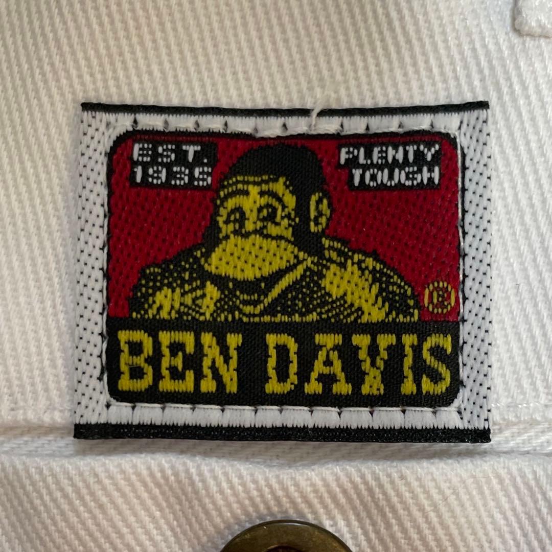 希少 90s USA製 BEN DAVIS フリスコ パンツ ホワイト w33