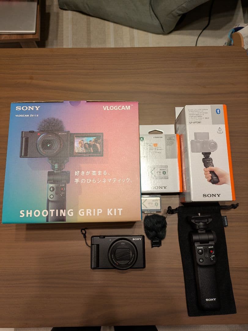 SONY VLOGCAM ZV-Ⅱ Shooting Grip Kit