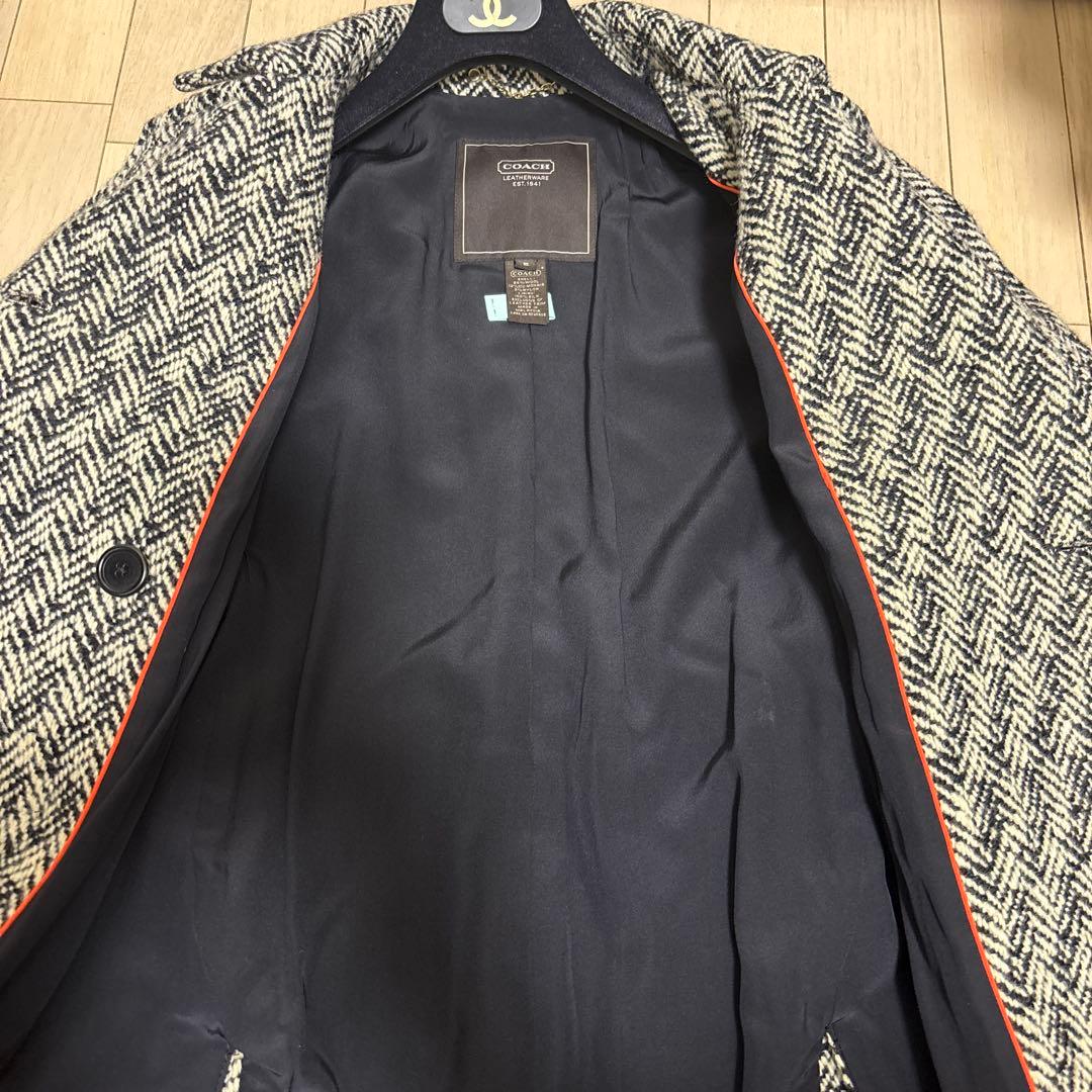 コーチ COACH ピーコート ヘリンボーン　ツイード サイズ2