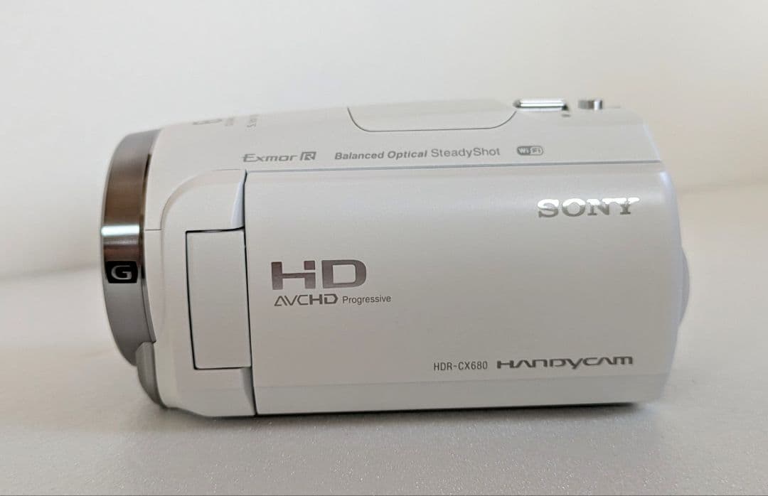 SONY HDR-CX680 ホワイト ビデオカメラ