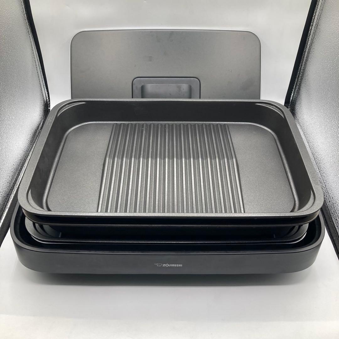 2023年製　象印　ホットプレート ブラック たこ焼きプレート付きEA-KK30