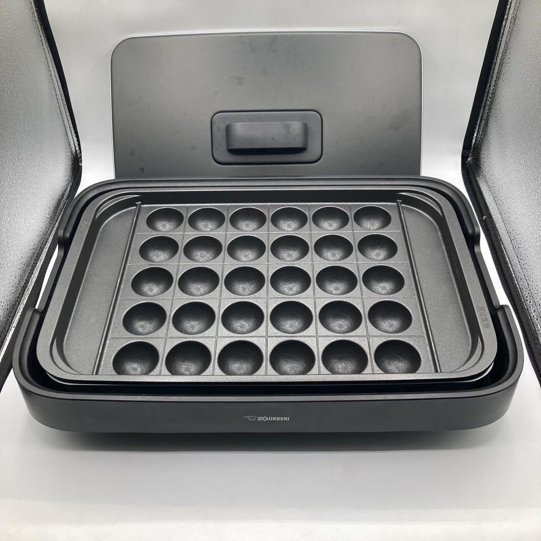 2023年製　象印　ホットプレート ブラック たこ焼きプレート付きEA-KK30