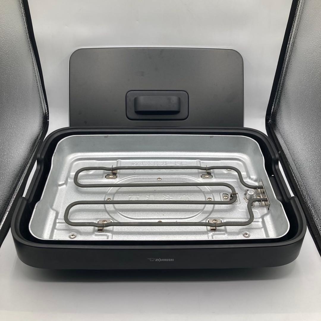 2023年製　象印　ホットプレート ブラック たこ焼きプレート付きEA-KK30