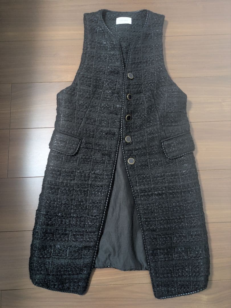 DES PRES　シックツイードミドルジレ