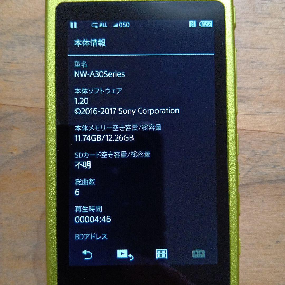 ひ*ま様 SONYウォークマンNW-A35HN 16GB　イヤホン無し