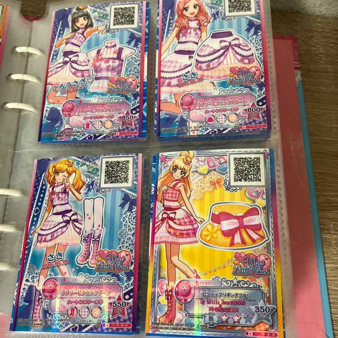d*7様 アイカツカード　約300枚　まとめ売り　エンジェリーシュガー　バインダ