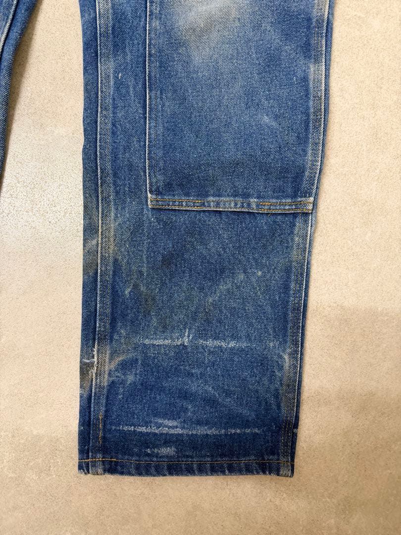 雰囲気抜群 アメリカ製 carhartt ダブルニーペインターパンツ デニム