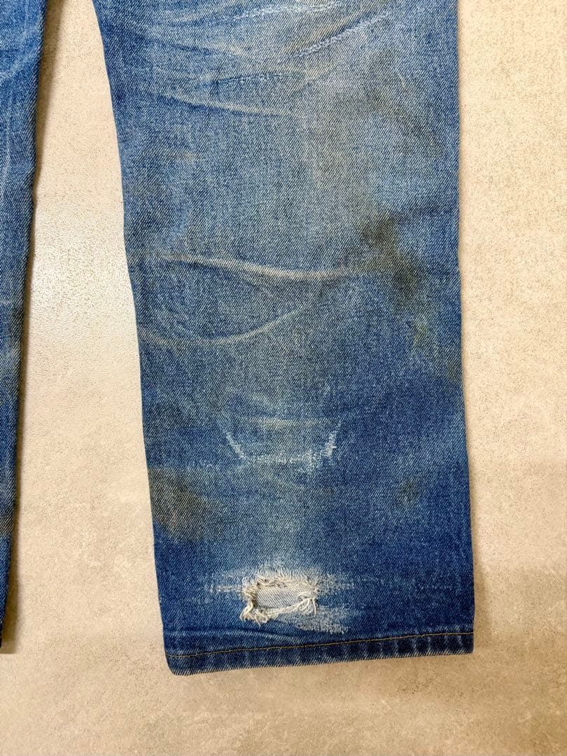 雰囲気抜群 アメリカ製 carhartt ダブルニーペインターパンツ デニム