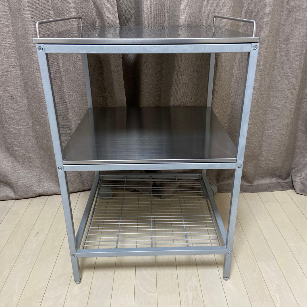 ®*い様 廃盤　IKEA UDDEN ステンレススチールワゴンキ ッチンワゴン
