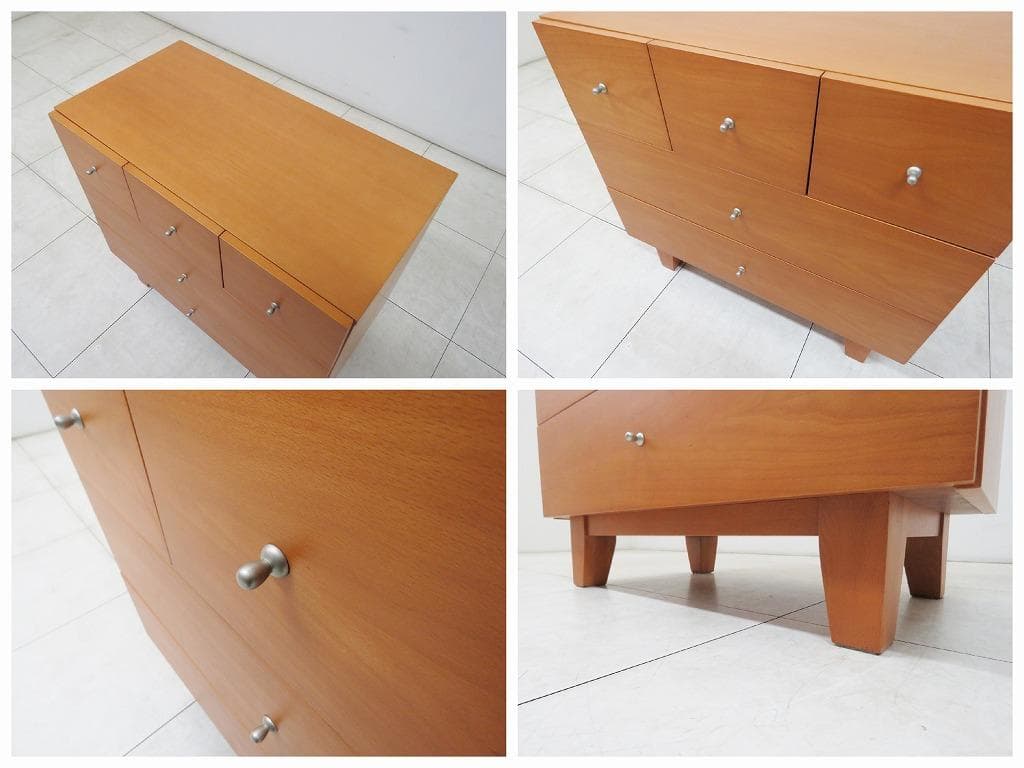 unico ウニコ MIO チェスト 北欧モダンデザイン ナチュラル 状態良好