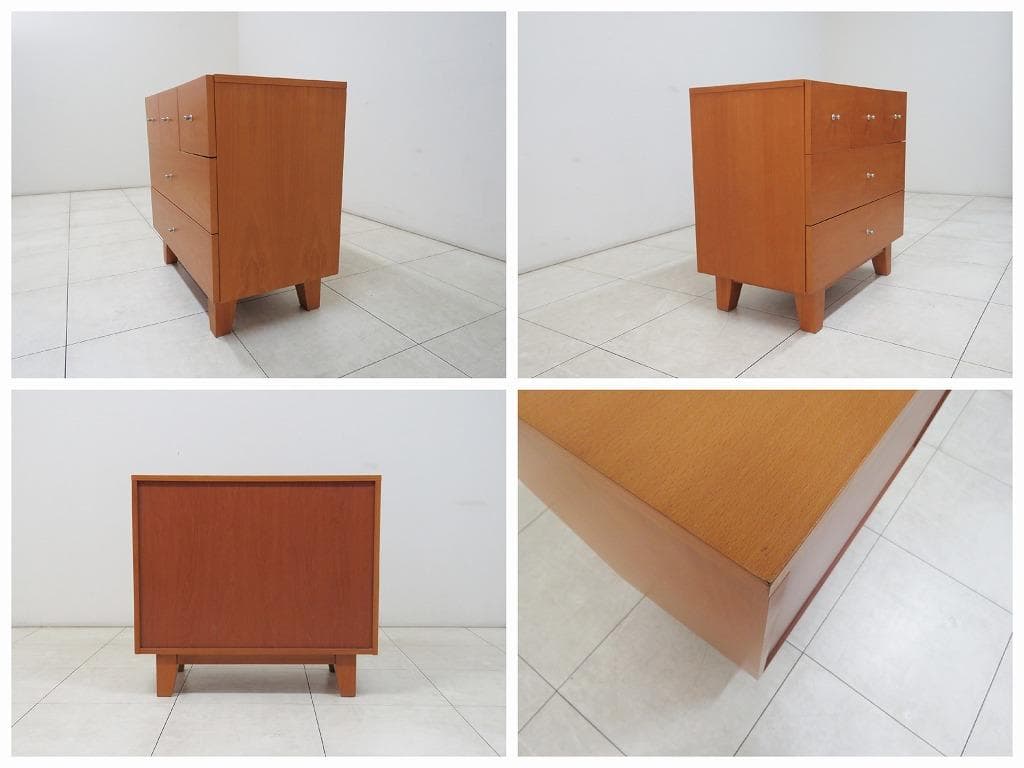 unico ウニコ MIO チェスト 北欧モダンデザイン ナチュラル 状態良好