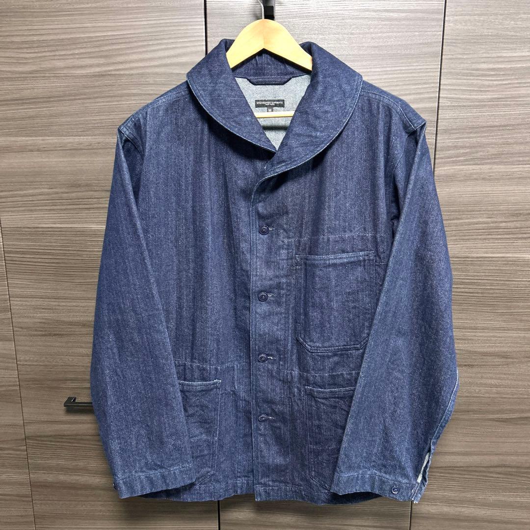 エンジニアードガーメンツ カバーオール デニムジャケット ショールカラー M