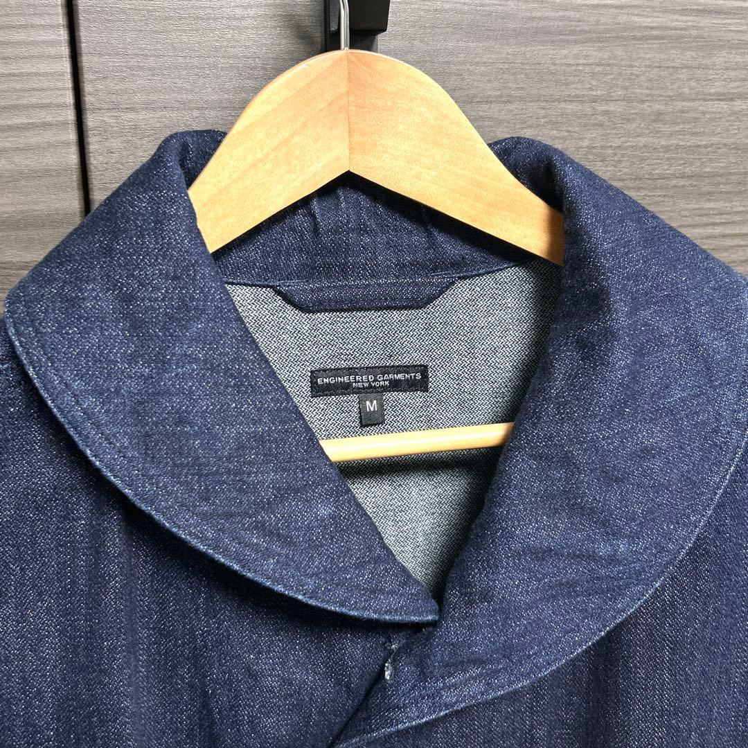 エンジニアードガーメンツ カバーオール デニムジャケット ショールカラー M