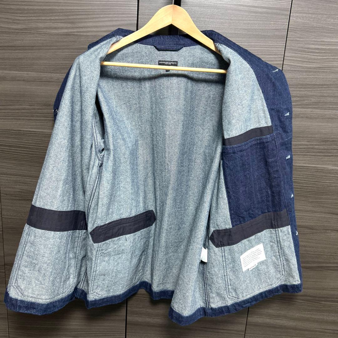エンジニアードガーメンツ カバーオール デニムジャケット ショールカラー M