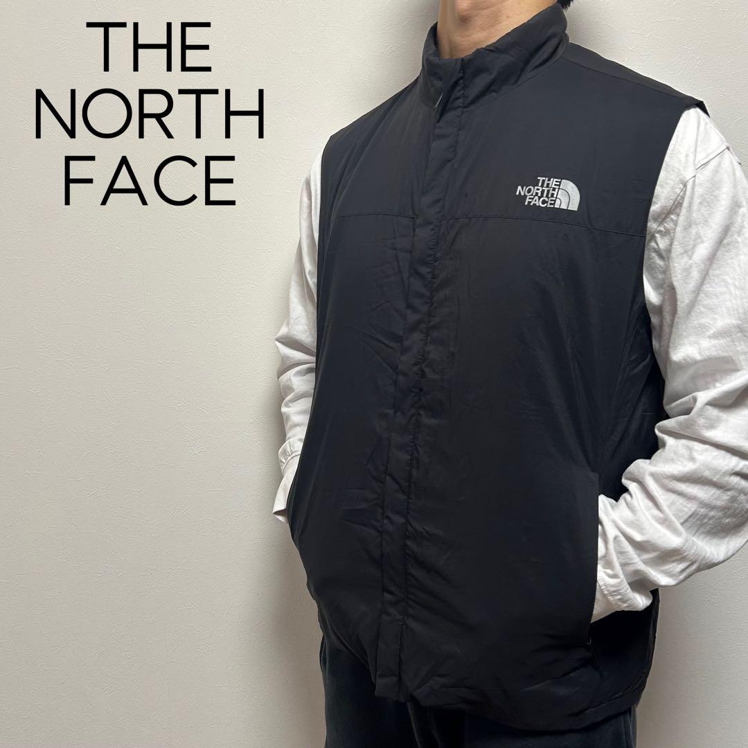 日本未入荷　海外限定　ノースフェイス　キルティング中綿ダウンベスト　黒　L