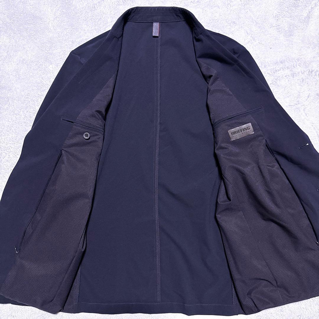 現行【未使用】BRIEFING ナノユニバース 別注 トラベルジャケット 濃紺
