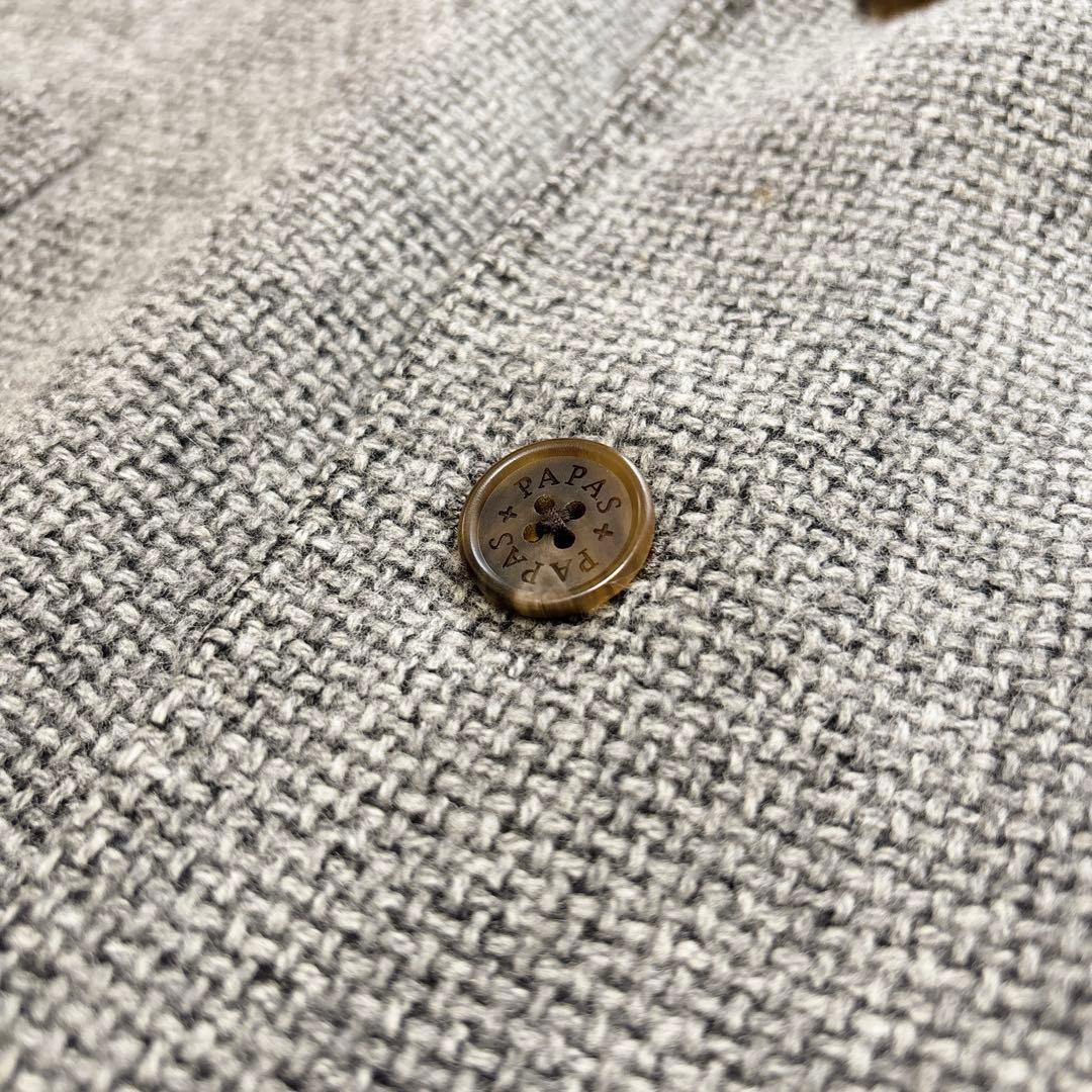 Papas パパスプラス Lanificio Bottoli テーラード XL