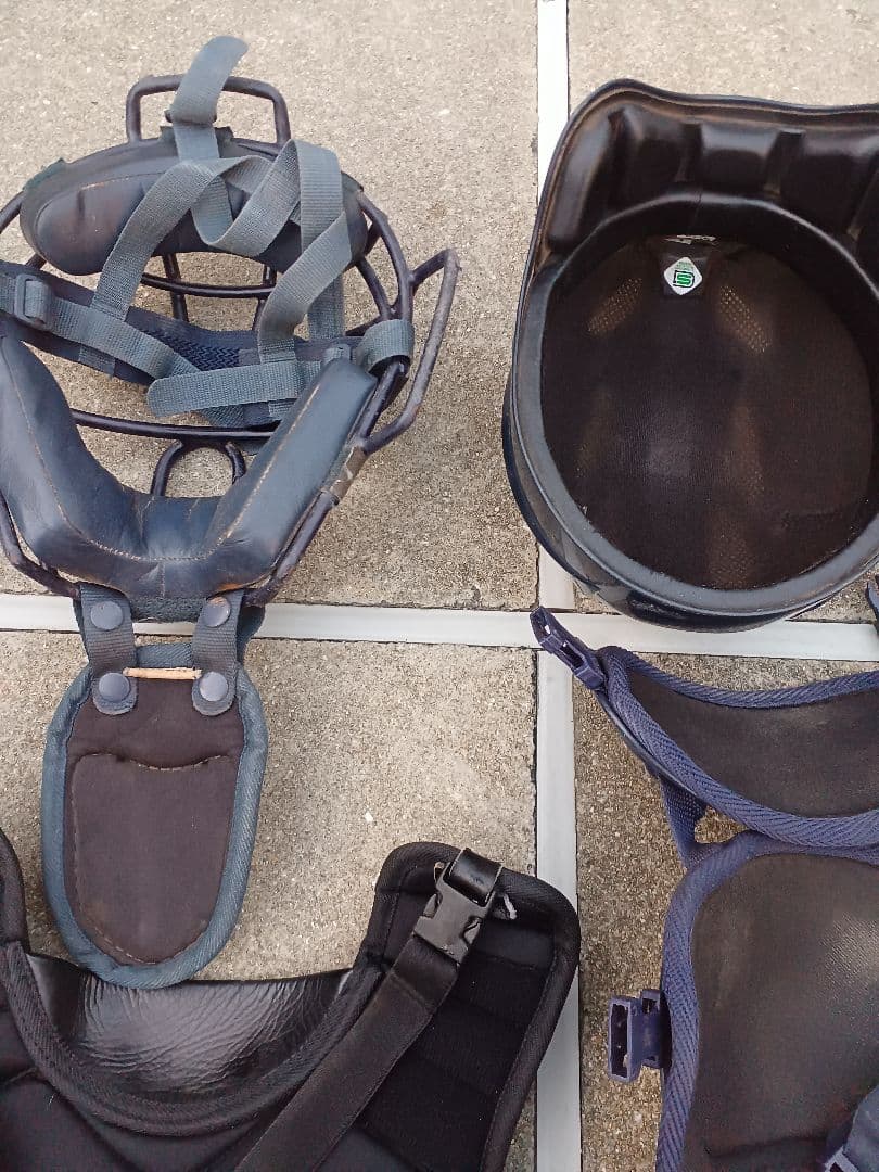 ス*ー様 野球　キャッチャー防具　バック付き