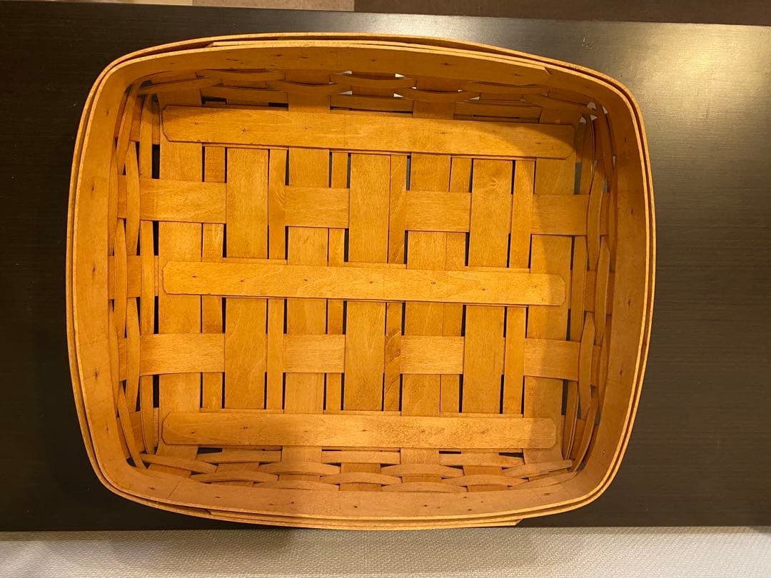 ロンガーバーガー　2段バスケット アイアンフレーム付き