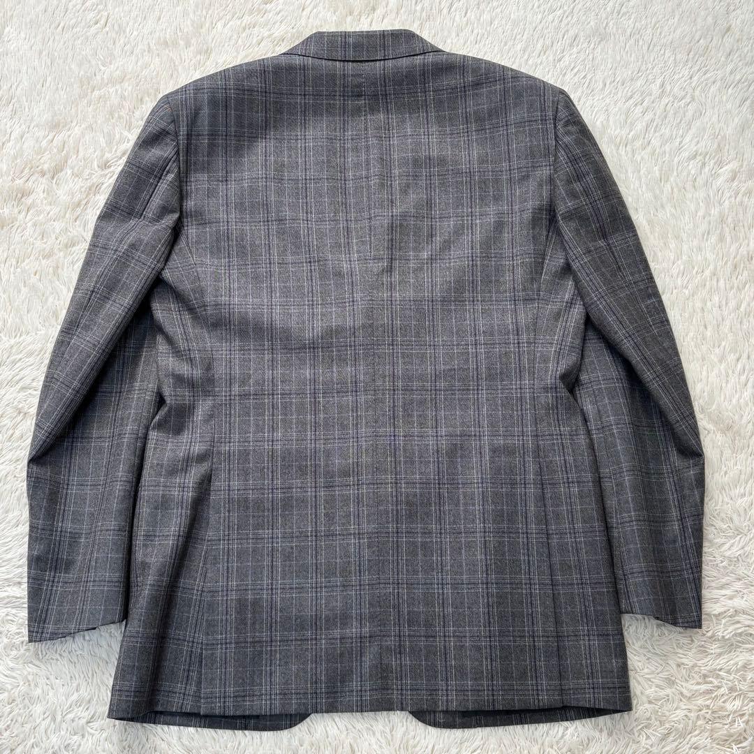 美品✨Paul Stuart スーツ グレー グレンチェック総裏 裏地柄