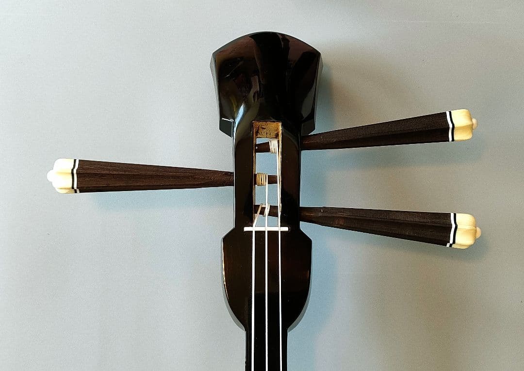 名工外間善盛作 王府期江戸与那城型復刻三線