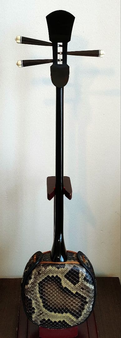 名工外間善盛作 王府期江戸与那城型復刻三線