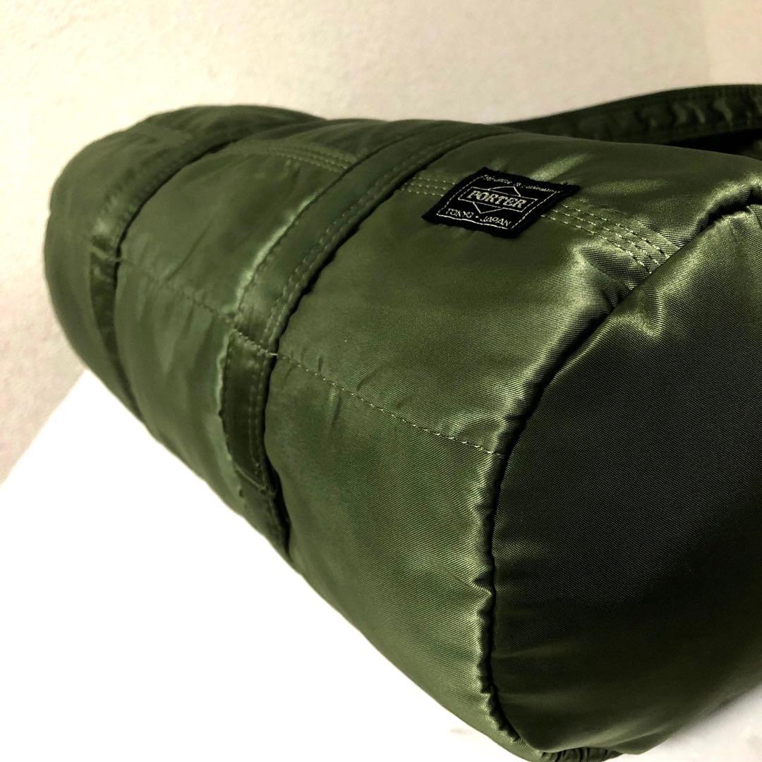 超美品✨希少 ポーター タンカー ダッフル ミニボストンバッグLサイズ セージ