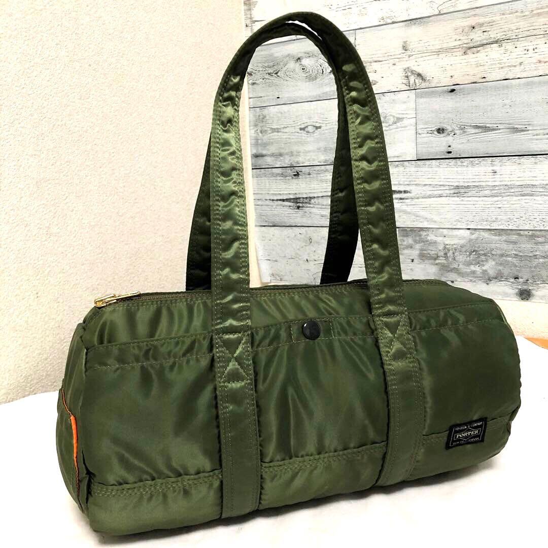 超美品✨希少 ポーター タンカー ダッフル ミニボストンバッグLサイズ セージ
