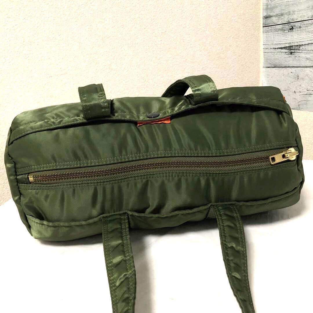 超美品✨希少 ポーター タンカー ダッフル ミニボストンバッグLサイズ セージ