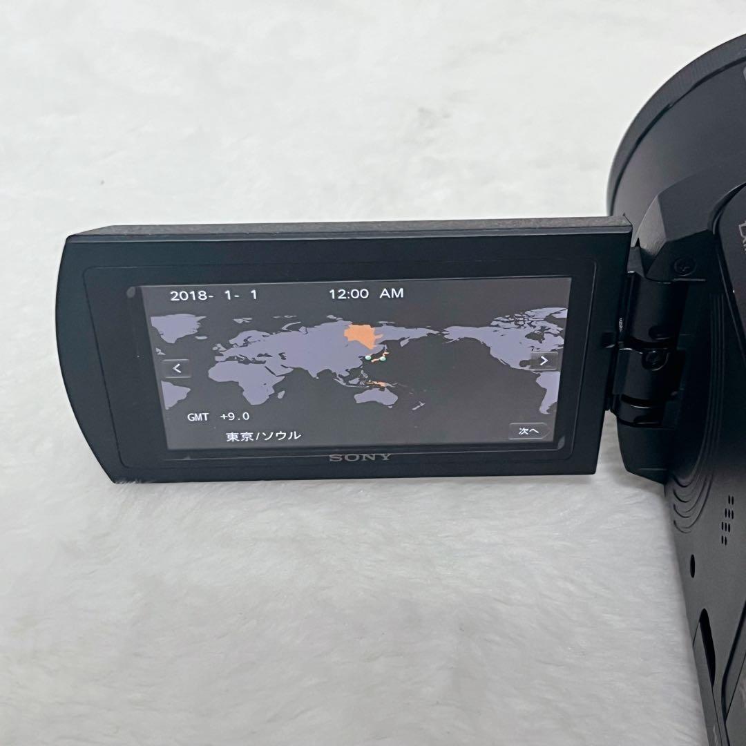 【極美品】SONY 4K ビデオカメラ FDR-AX60