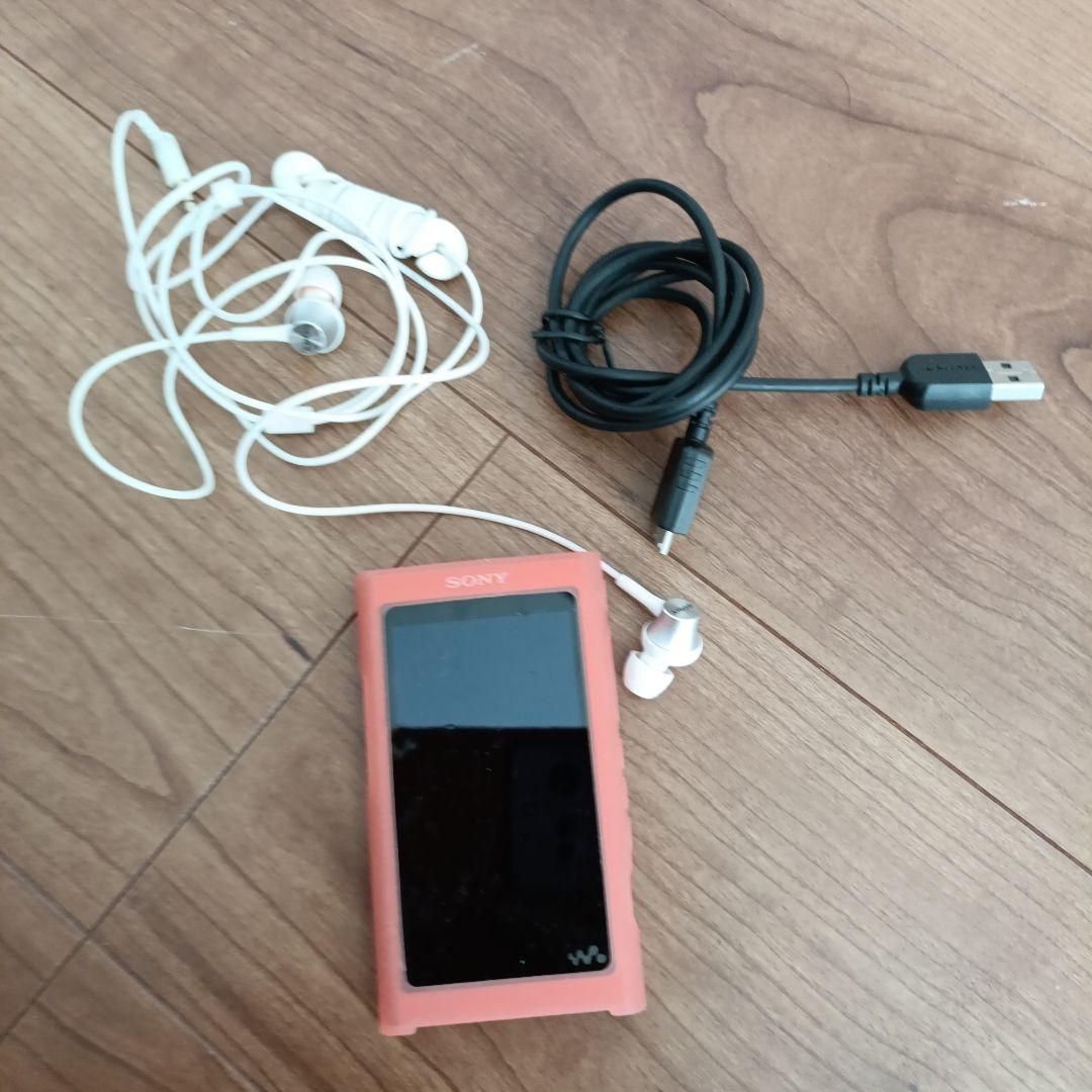 Sony ウォークマン(WALKMAN) ピンク イヤフォン付き