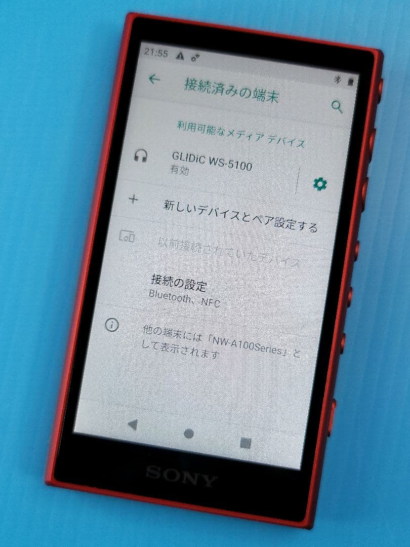 【極美品】SONY WALKMAN NW-A105（R）レッド 16GB ,