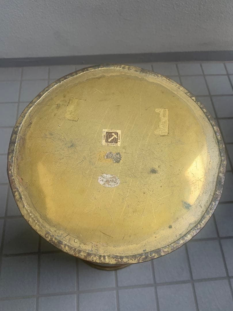 銅　ブロンズ　イタリア　傘立て　ヴィンテージ　中古