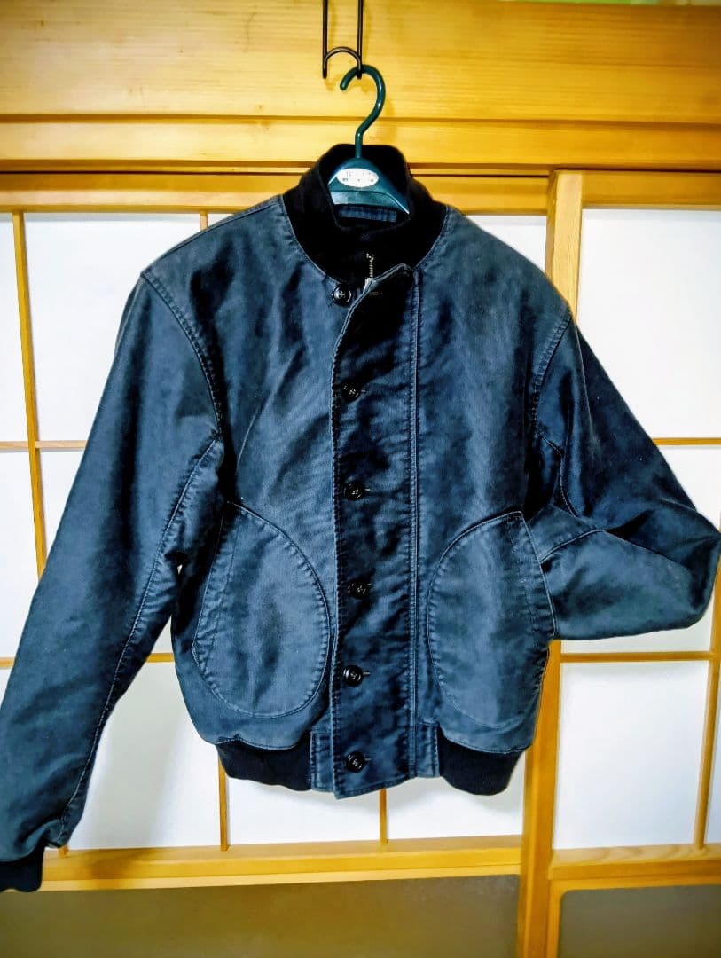 ダブルアールエル　ポロラルフローレンネイビーデッキジャケット