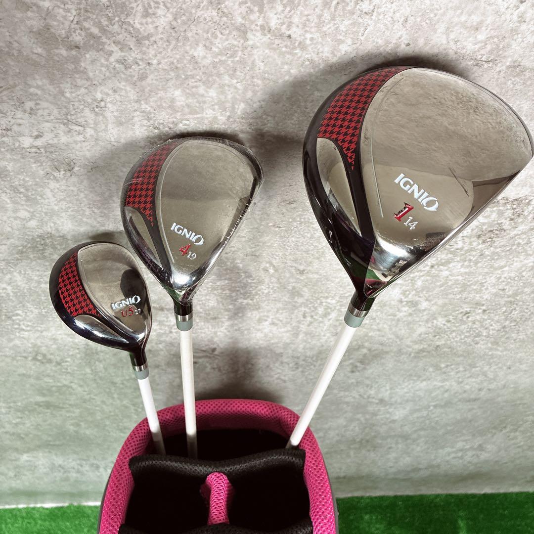 キャロウェイ Solaire キャディバッグ付 IGNIOレディースゴルフセット