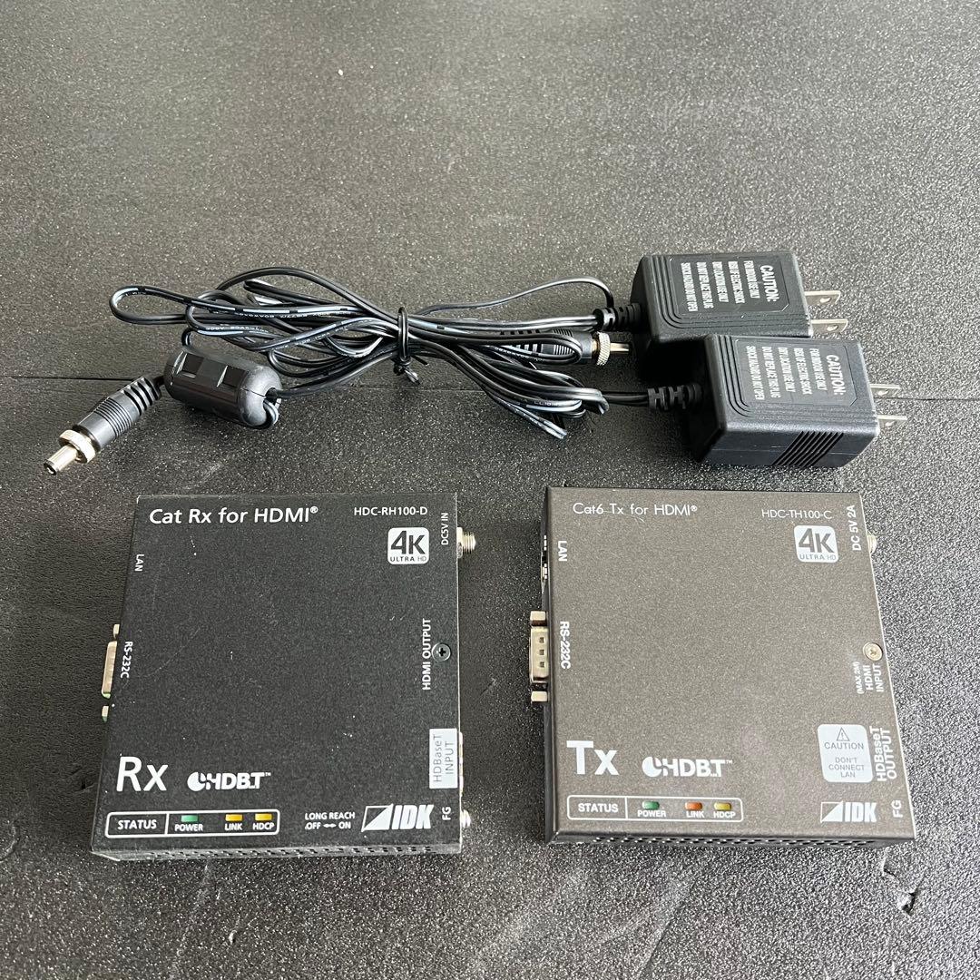 A4 美品✨　IDK HDMIツイストペアケーブル　送信機