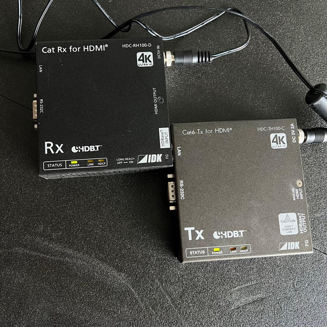 A4 美品✨　IDK HDMIツイストペアケーブル　送信機