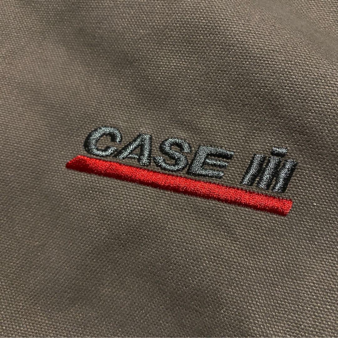 junsabuデトロイト企業ロゴ刺繍ダックワークジャケットカーキswing