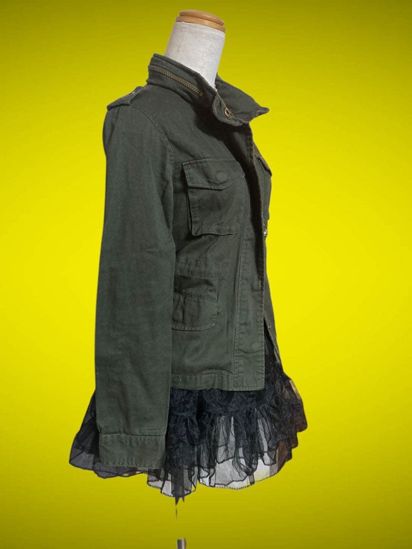 00s当時物ミリタリーy2k平成ギャルカーキフェアリーグランジロックNANA古着