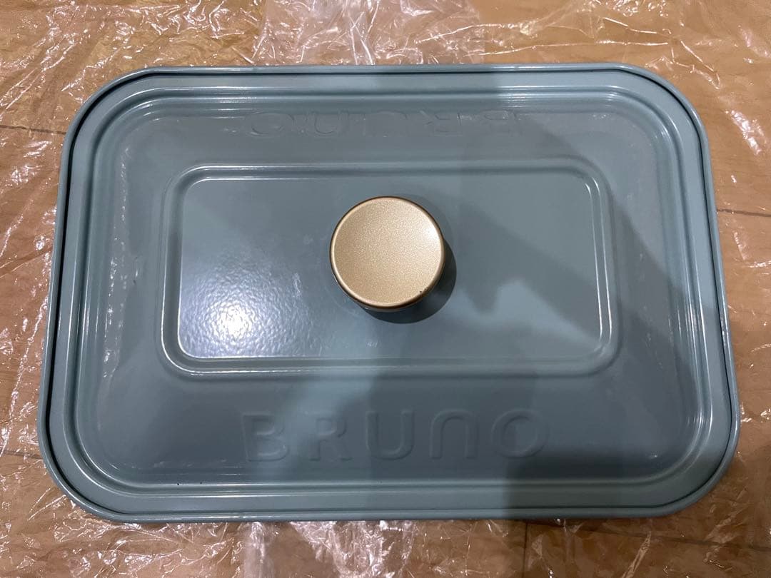 【BRUNO】コンパクトホットプレート ブルーグレー セラミックコート鍋
