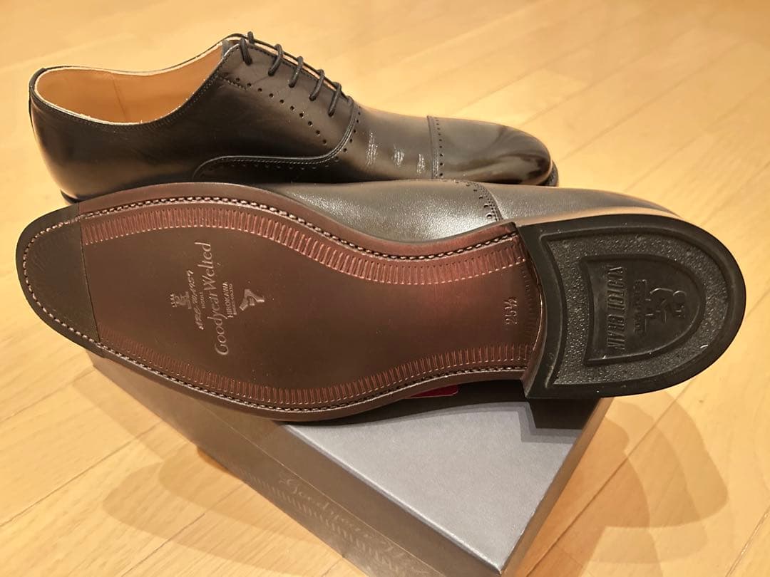 【ヒロカワ製靴】スコッチグレイン　25.5cm