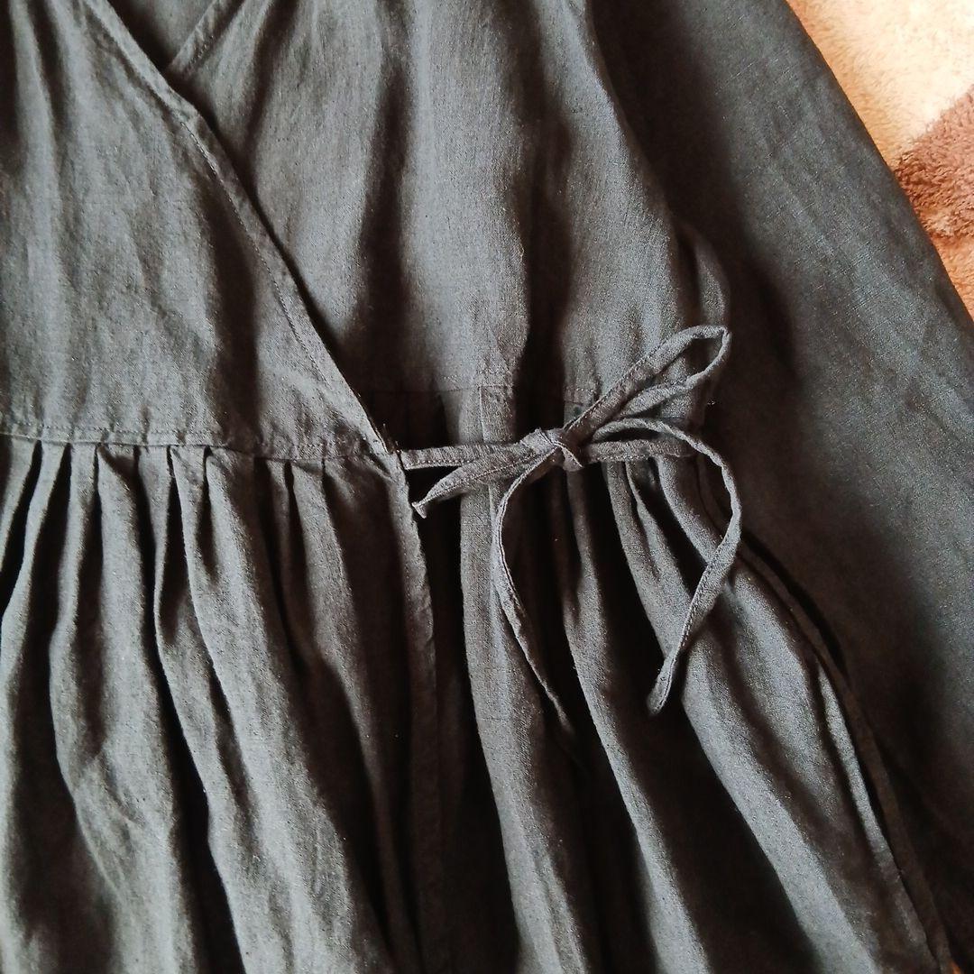 みーきさま専用♡a+koloni♡麻カシュクールワンピース♡