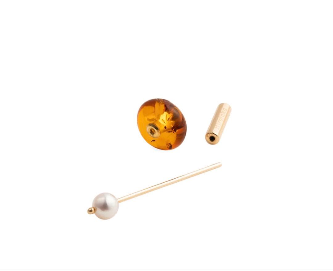 Hirotaka Mini SPEAR ピアス / アンバー
