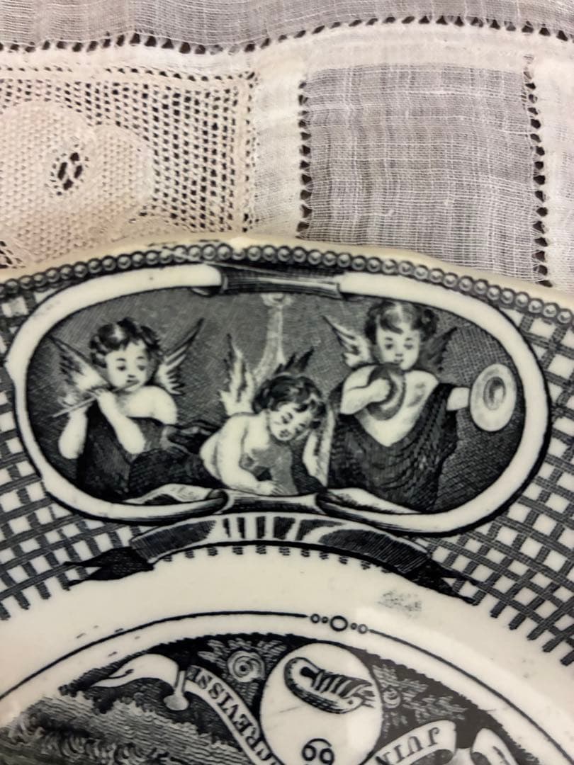 フランス アンティーク Vieillard & Johnston ボルドー窯